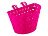 Korpa prednja za decije bicikle roza u obliku srca
