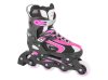 ROLER XS (29-32) CRNO ROZI PVC ŠINA ABEC-5