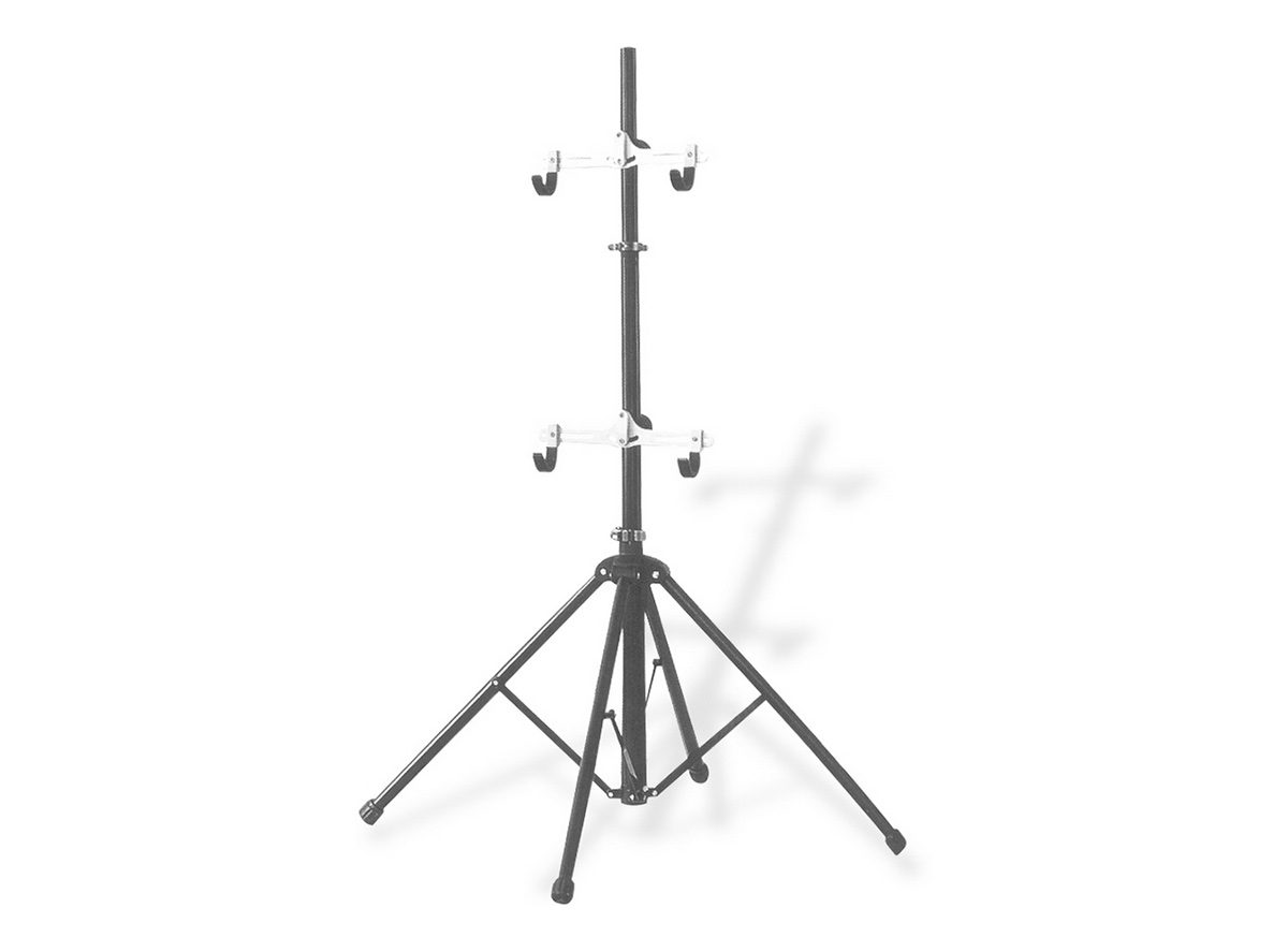 Stalak za 2 bicikla aluminijum za radnju prenosivi