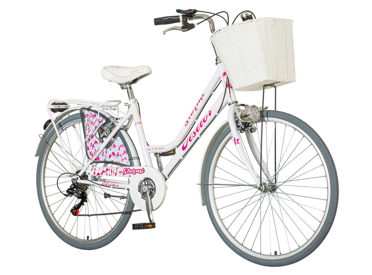 Bicikl Visitor Stormi 26x1.3/8" belo roze