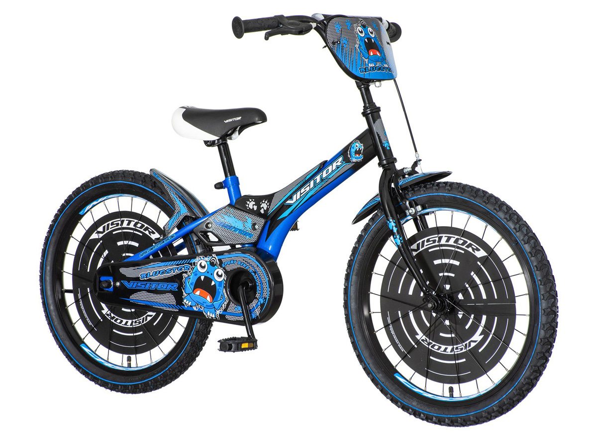 Bluester visitor bicikla plavo crna-blu200
