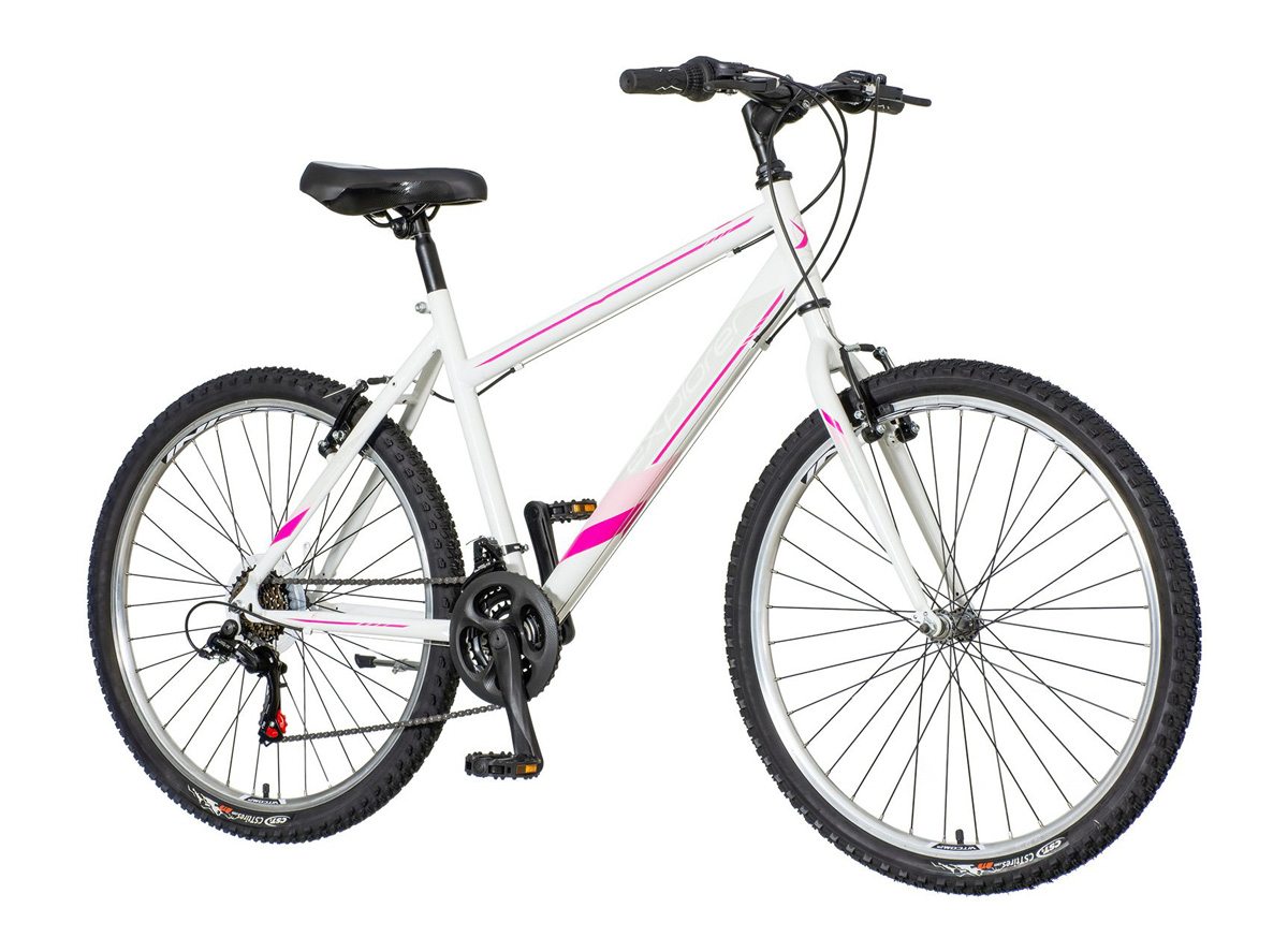 Explorer classy lady bicikla belo roza-cla264