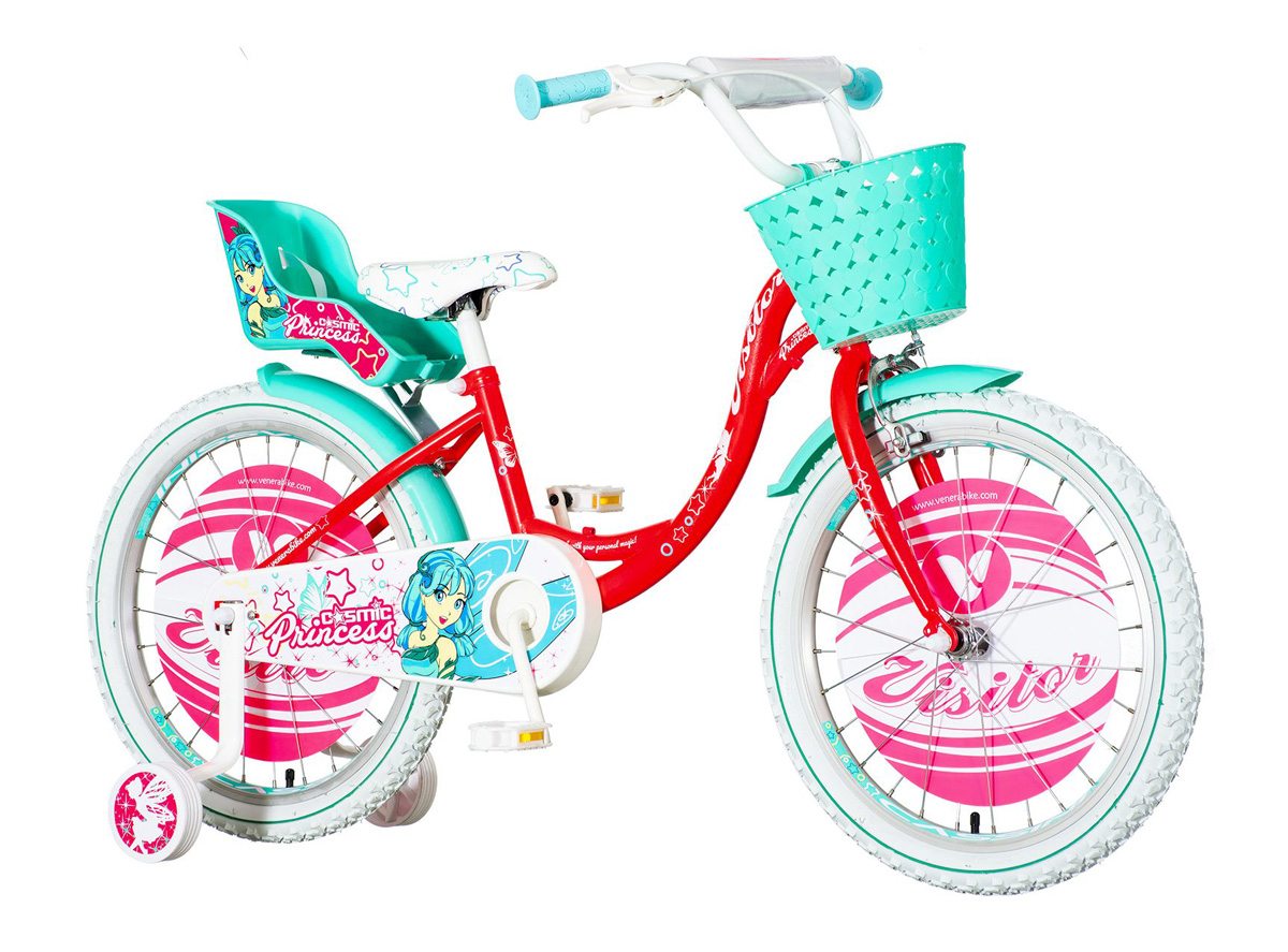 Crveno tirkiz cosmic princess ženska dečija bicikla -cos200