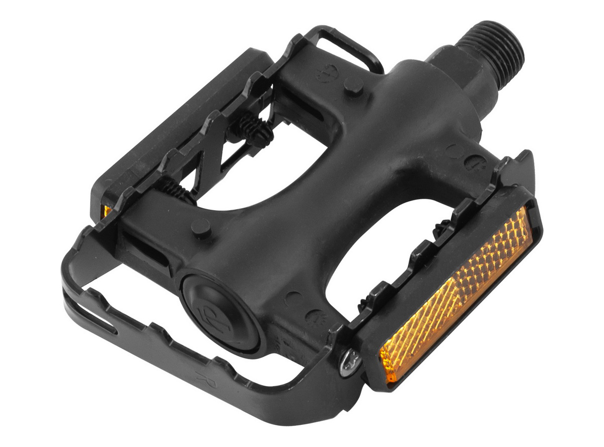Pedali Piattaforma MSW Thump – Composito E Acciaio Al Cromo, Asse 9/16, Neri – Per MTB, BMX, Bici Da Strada - Foto 2