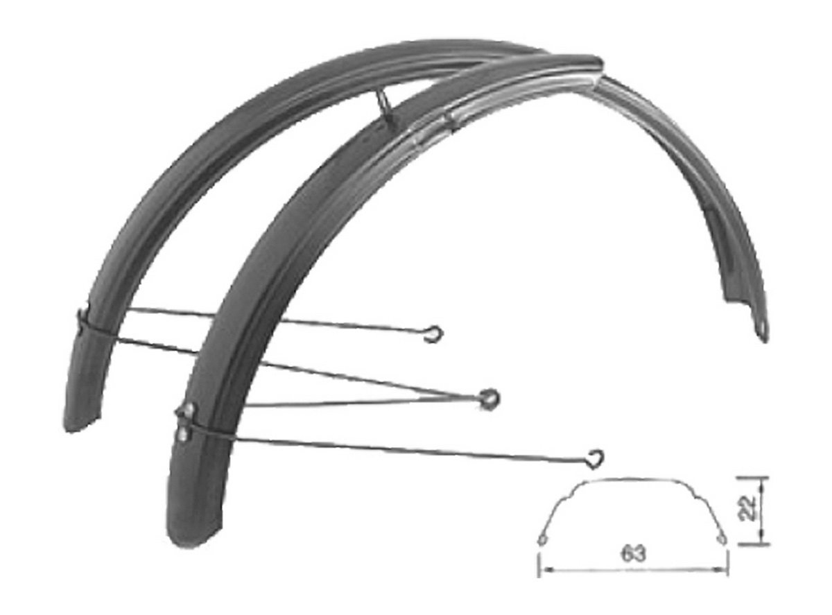 Blatobran 24” metal crni