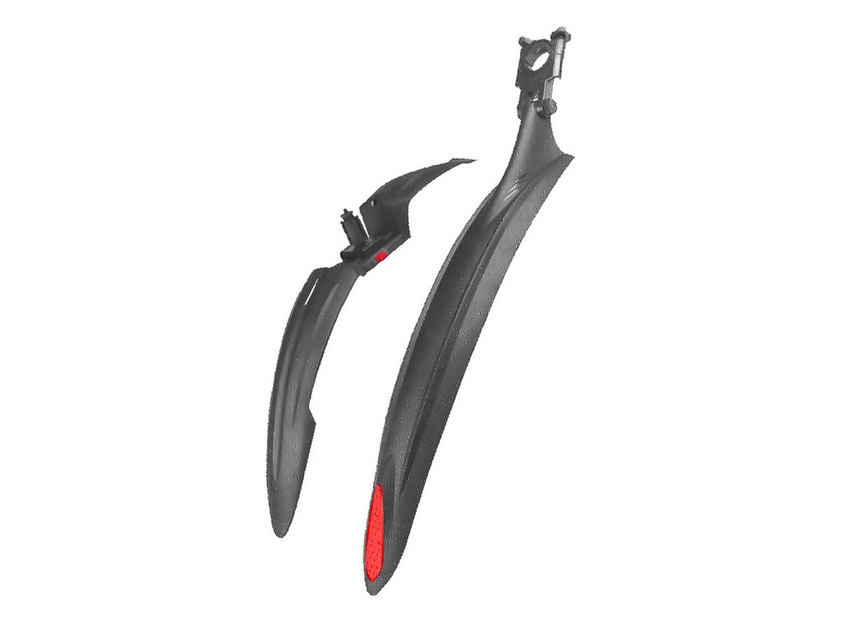 Blatobran 24"- 26" zglobni PVC amortizer prednji i zadnji crni