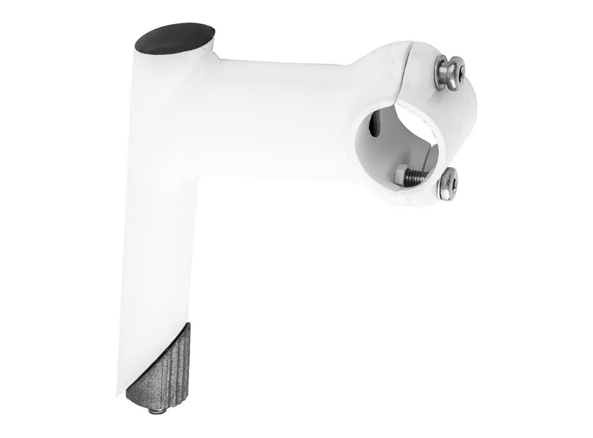 Lula volana čelik, sf bela, 31.8/25.4mm, ext100mm, rise 25deg