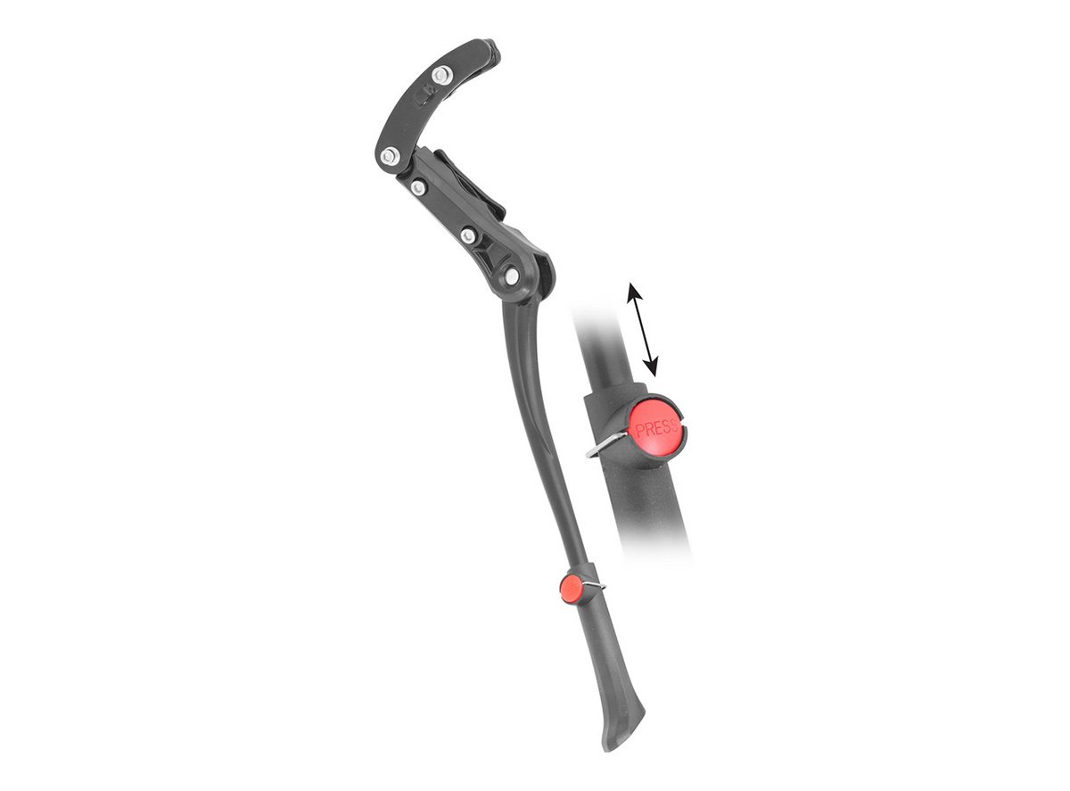 Nogar zadnji alu easy click podešavajuci bez alata crni