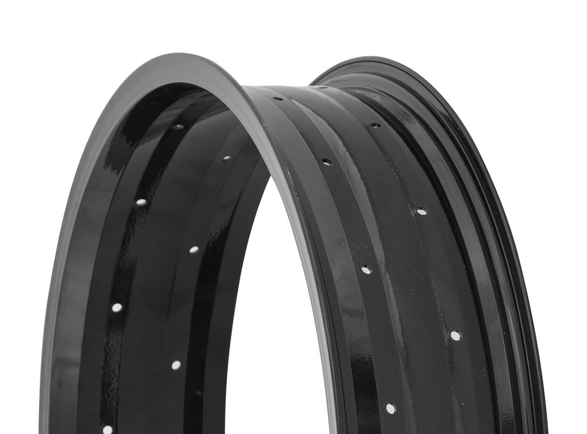 Obruč 20” alu simpli širi fat bike 36 rupa crni