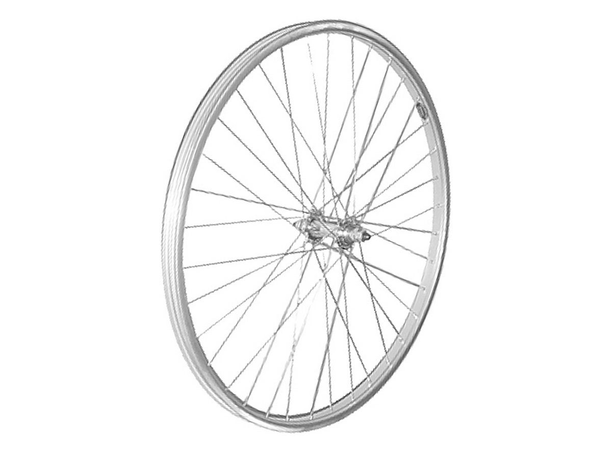 Prednji točak 28x1.3/8 alu. natural obruč obična glava