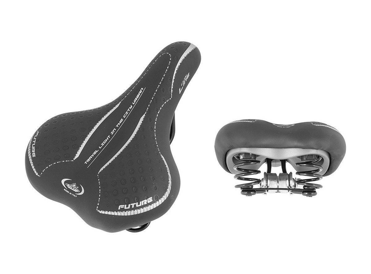 Sedlo city comf. sa oprugama,crno, monte grappa1900 future lady