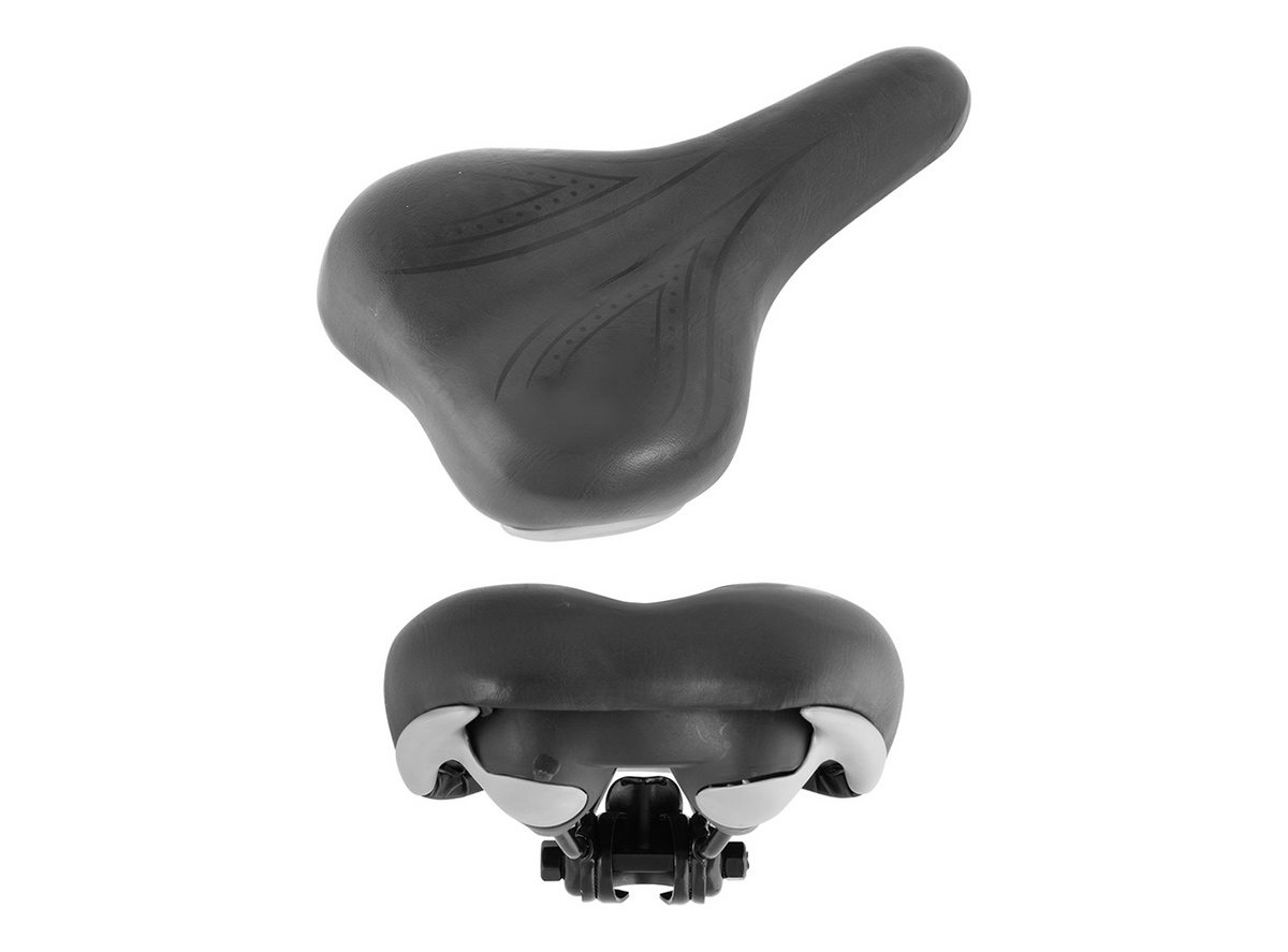 Sedlo mtb milca gel crno sivo