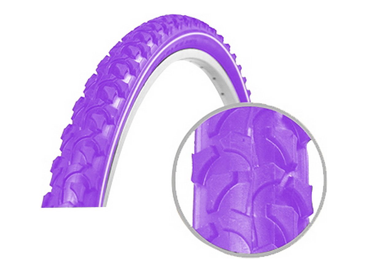 Sp.12x2.125 (57-203) ljubičasta guma bela linija velotyre ##