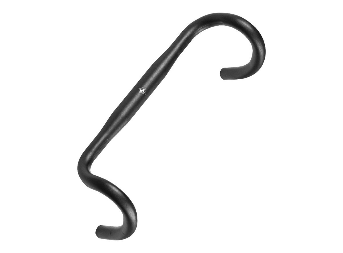 Volan alu drumski race 400x31.8mm long crni mat