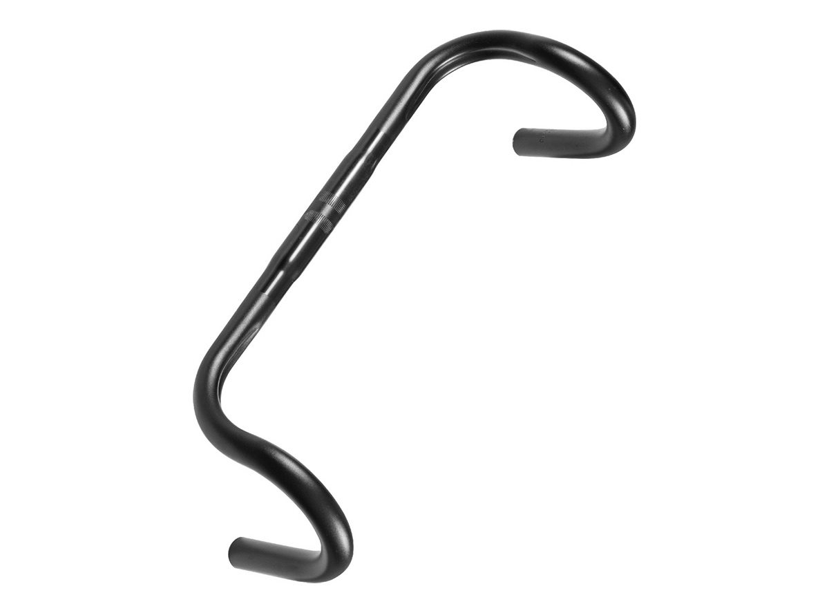 Volan alu drumski race 430x25.4mm long crni mat eco blast