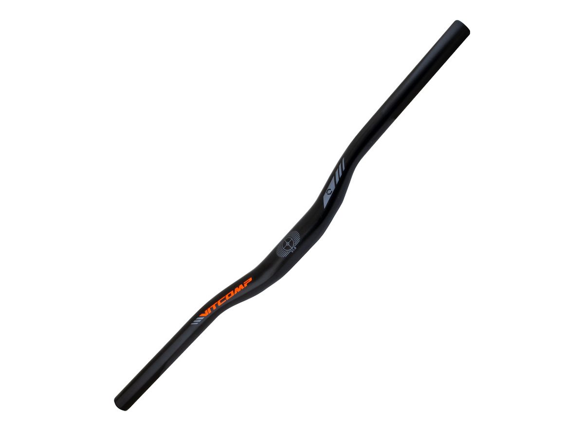 Volan čelik 31.8x600mm rise 30mm b.sw 5 deg oranž vit comp