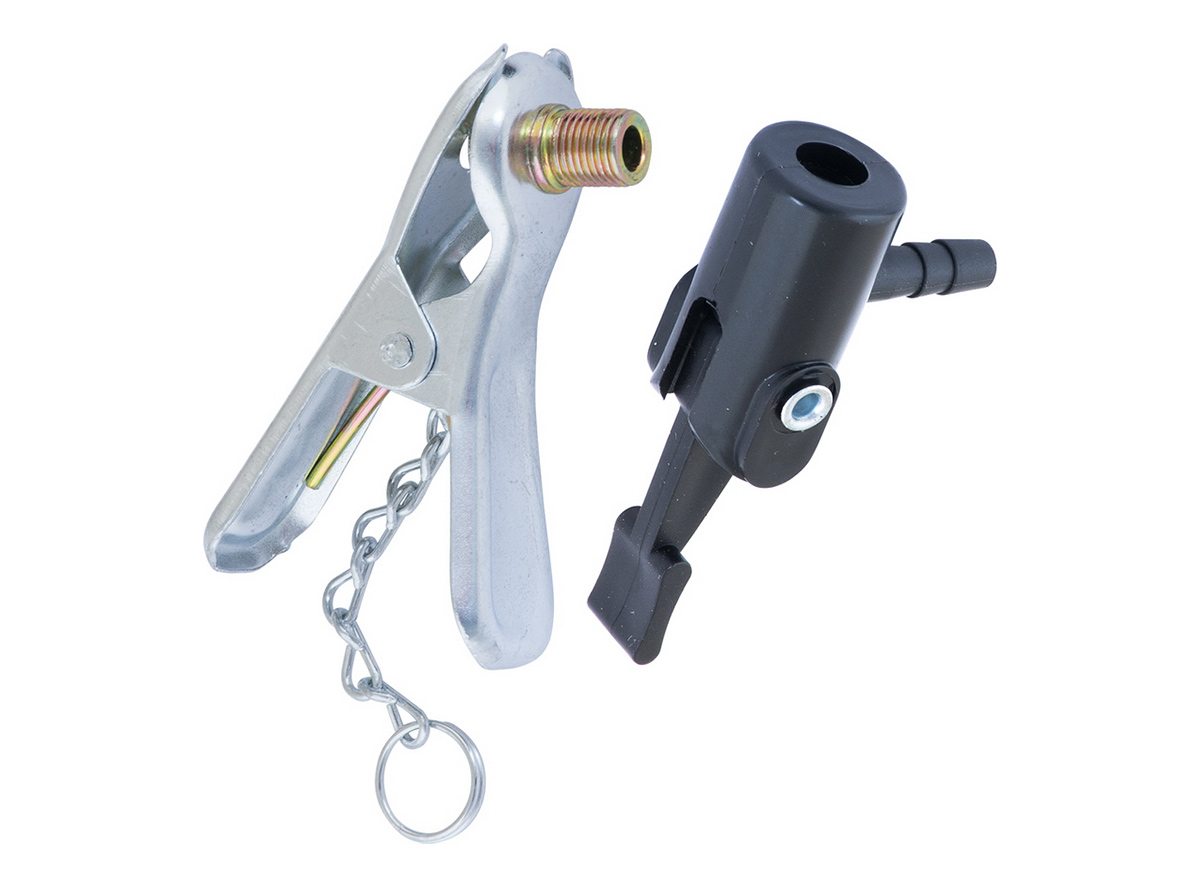 Rezervna glava za pumpu sa štipaljkom i adapterom sa dv na av a11