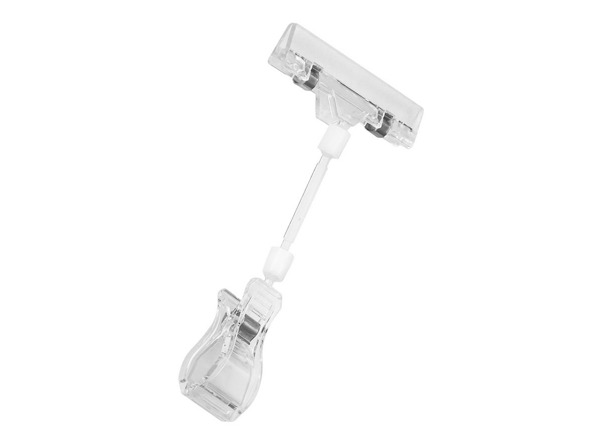 Štipaljka prozirna za natpis na bicikl pvc scout value