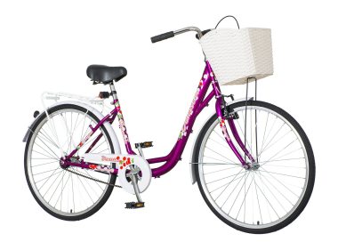 Bicikl Venssini Diamante 26x1.3/8" ljubičasto beli