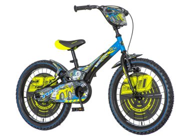 Bicikl Visitor Turbo 20" žuto plavi