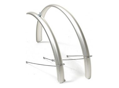 Blatobran Eurofender 26”  PVC silver 53 mm širina Eco type montaža