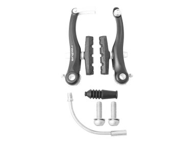 Garnitura v-brake alu crna radius visina 110 mm, pakne 60mm