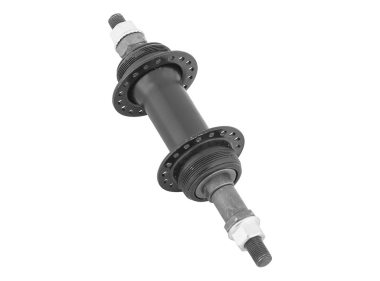 Glava zadnja čelik sa navojem za disk 36r 10mm 6-7sp crna