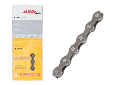 Lanac običan 1/2x1/8” 114l crno-sivi maya