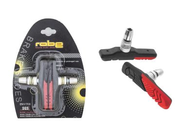 Pakne v-brake all weather 72mm crno crvene na imbus