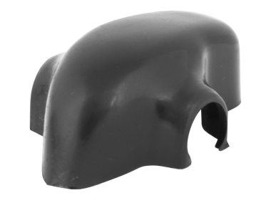 Pvc štitnik crni poklopac na lulicu volana za dečje bicikle