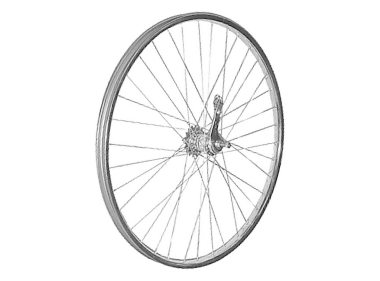 Zadnji točak alu 28 x 1.3/8 kontra glava kina