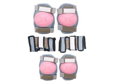 Štitnik za kolena laktove i ruke roza sivi veličina “s“