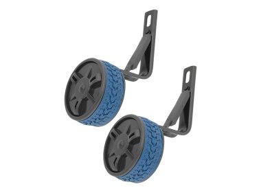 Pomoćni točkići široki sa držačima, plave boje 12”