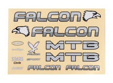 NAL.P.VEN Set nalepnica za bicikl muški model