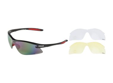 Venzo naočare u kutiji 100% uv 2 para stakala crveni