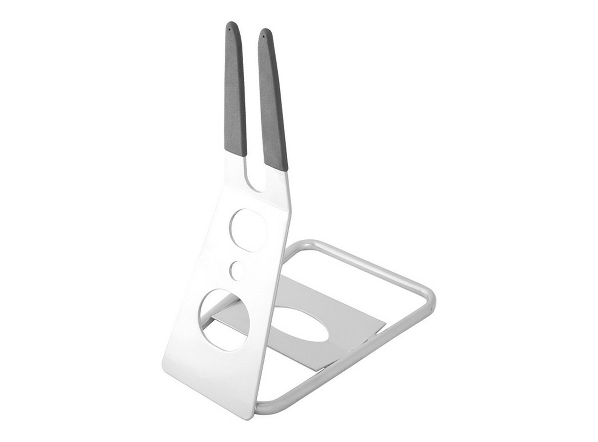 Stalak za jedan bicikl “shop”, za radnju, sivi gumirani