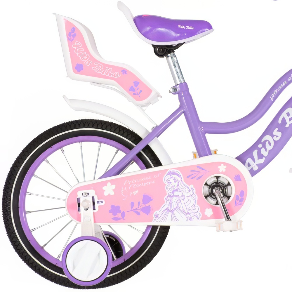 Kids bike Princess Flower ljubičasta 16 2024