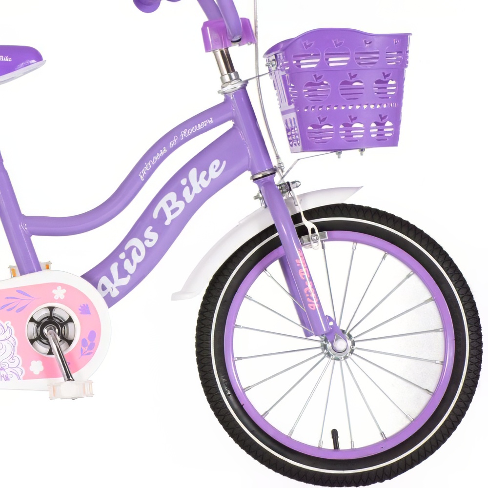 Kids bike Princess Flower ljubičasta 16 2024