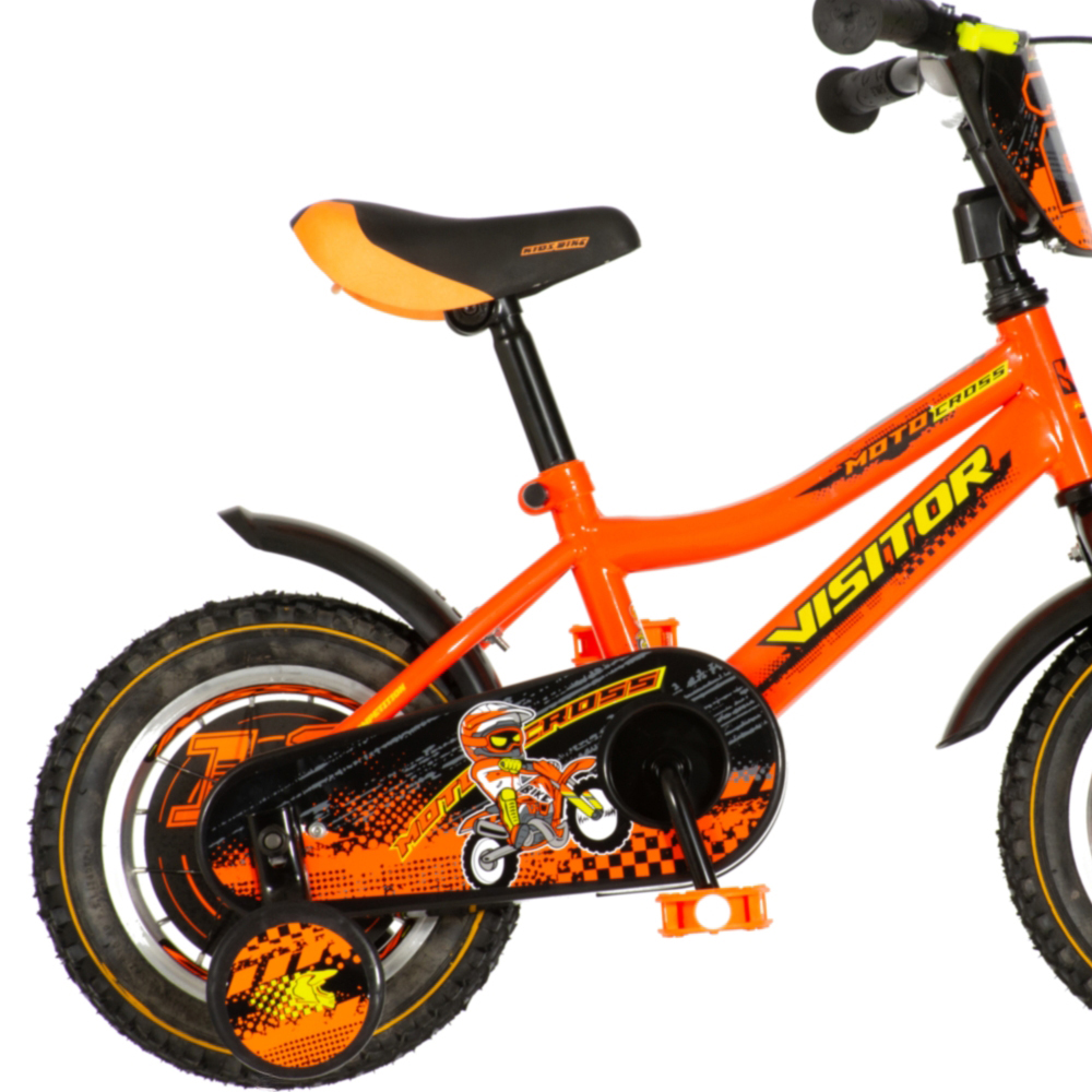 Bicikl Visitor Moto cross 12" narandžasti