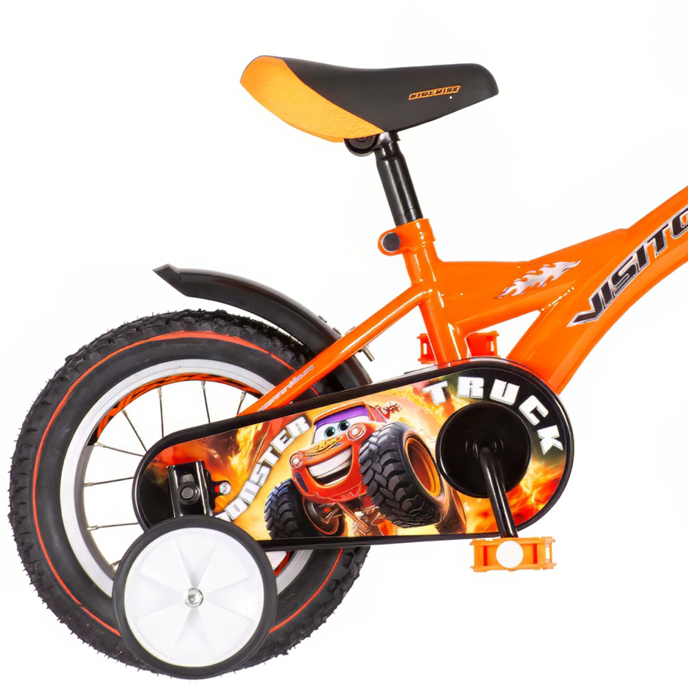 Dečiji Bicikl Visitor Truck Monster 12 Narandzaste Boje