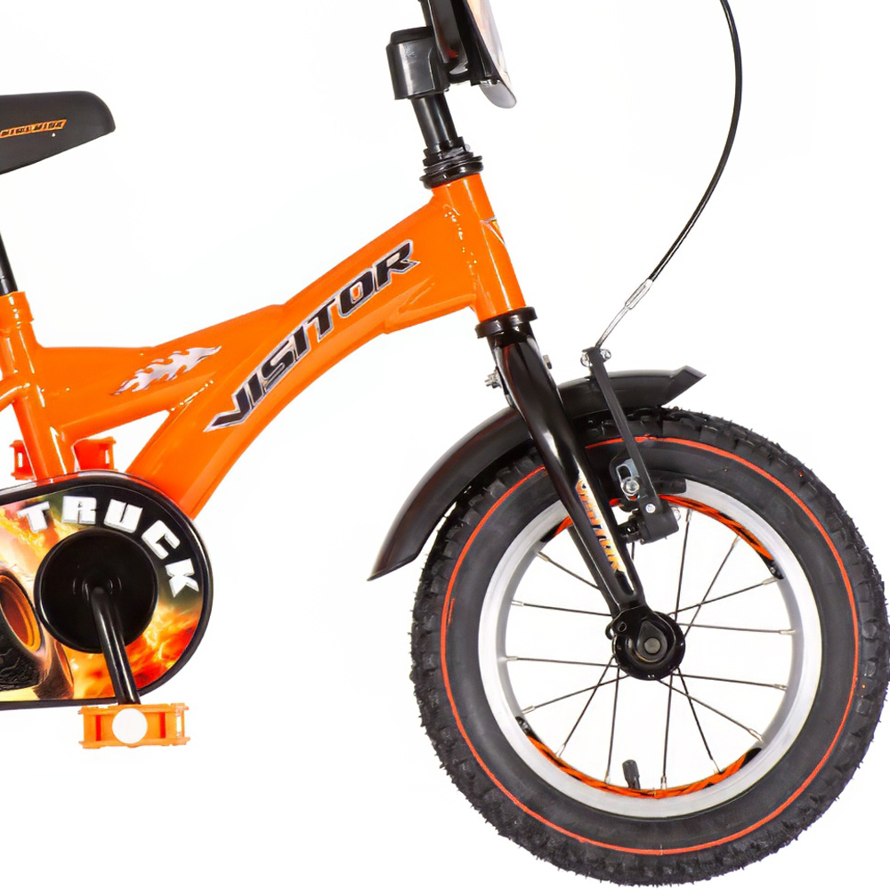 Bicikl Visitor Truck monster  12" narandžasti