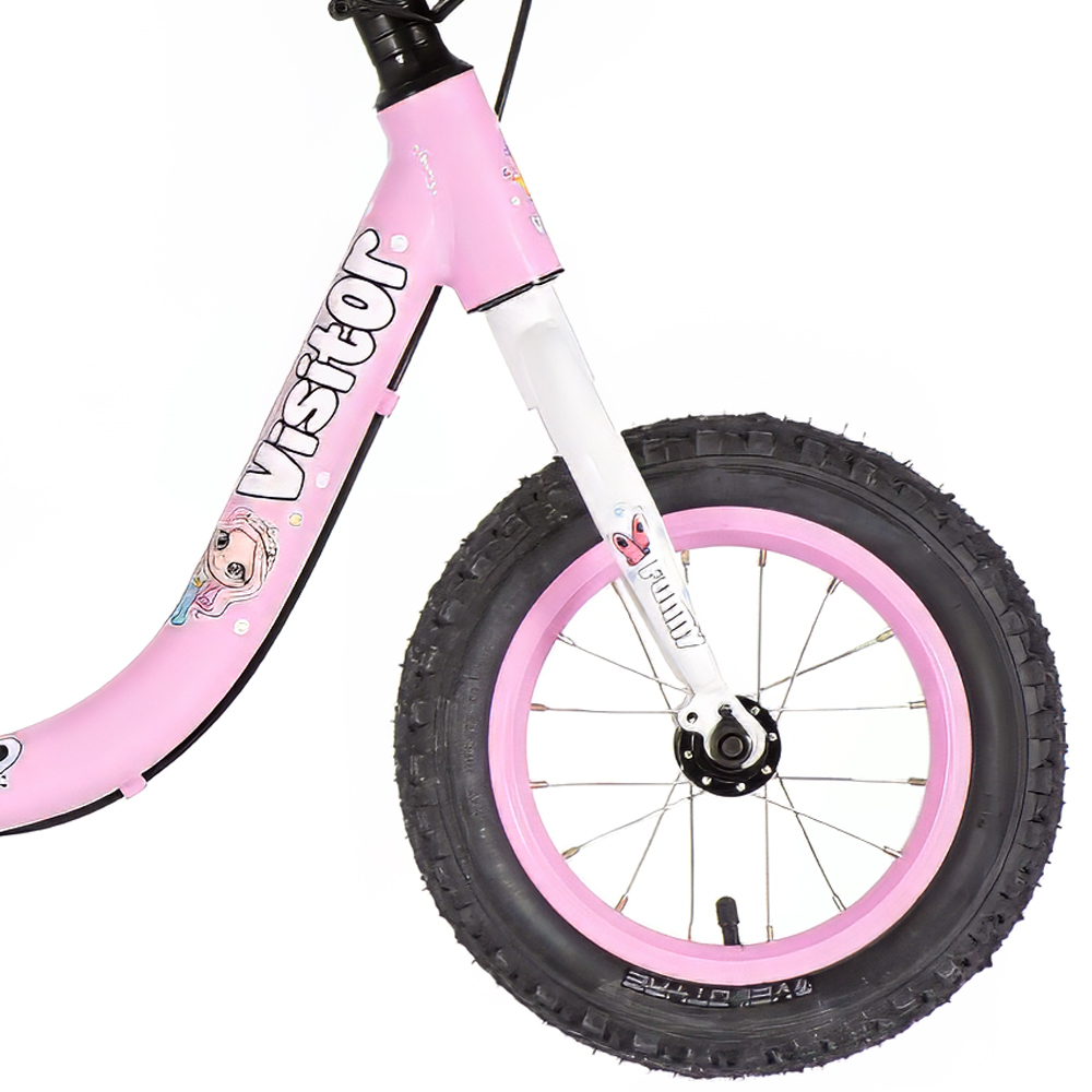 Bicikl Visitor Gur Gur 12"  roze beli