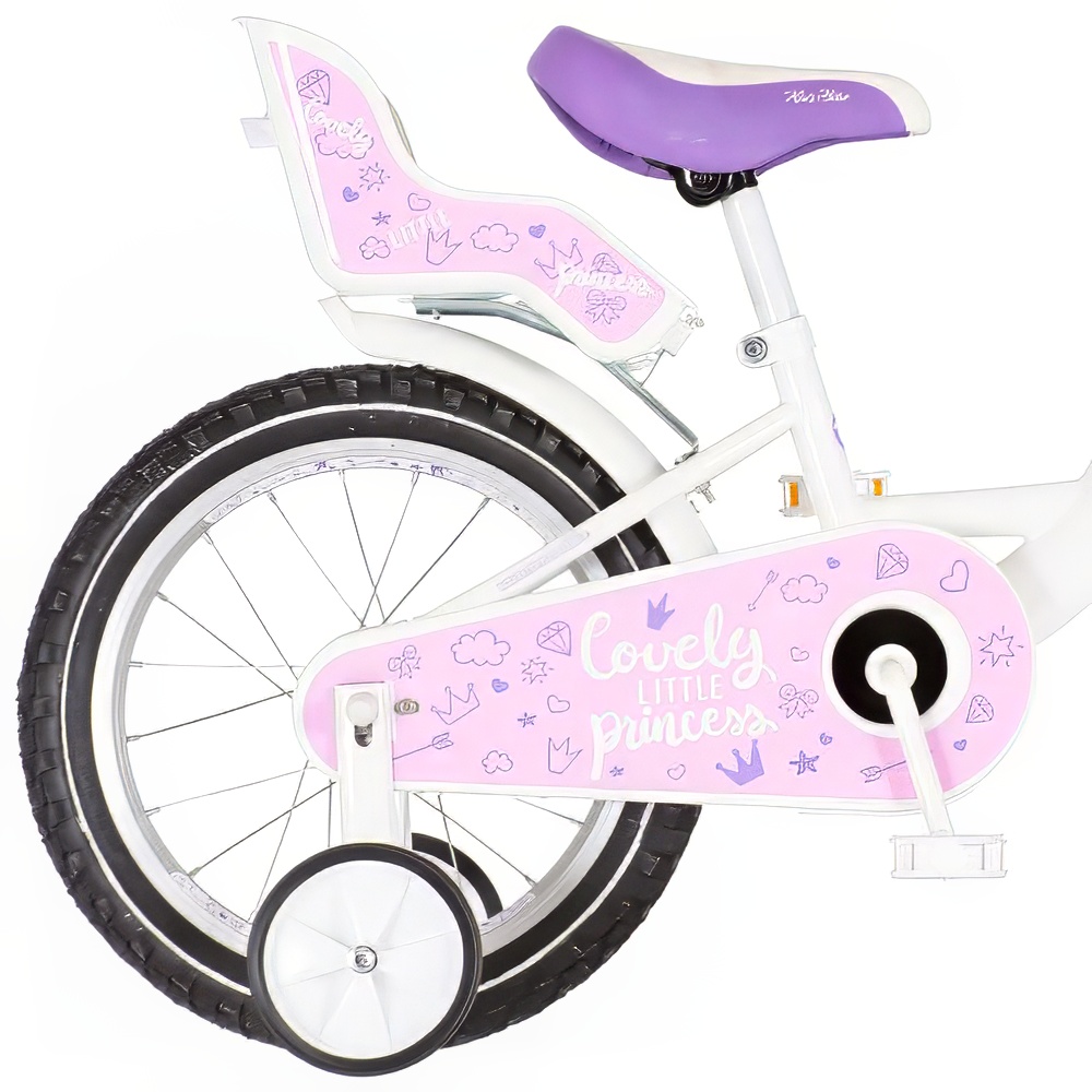 Bicikl Visitor Lovely little princess 16" beli