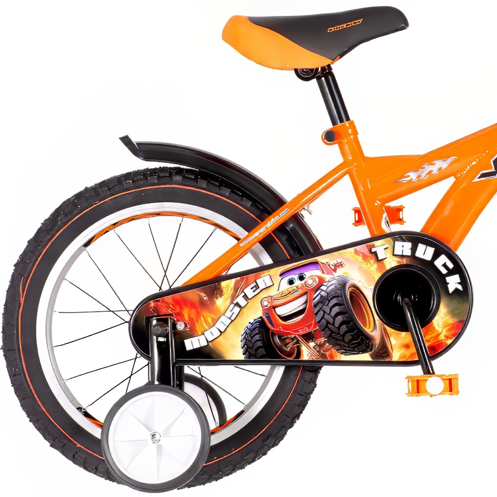 Bicikl Visitor Truck monster  16" narandžasti