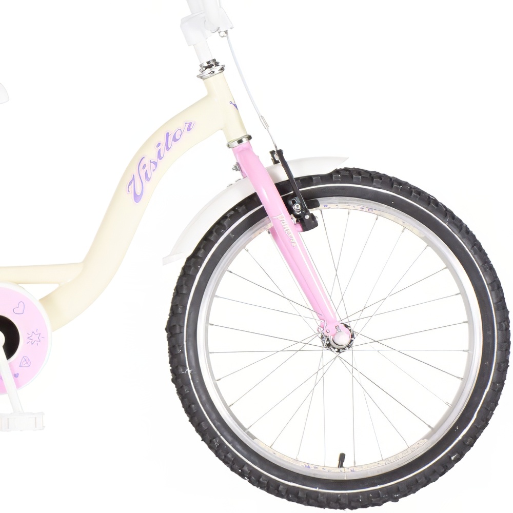 Bicikl Visitor Lovely little princess 20" belo roze
