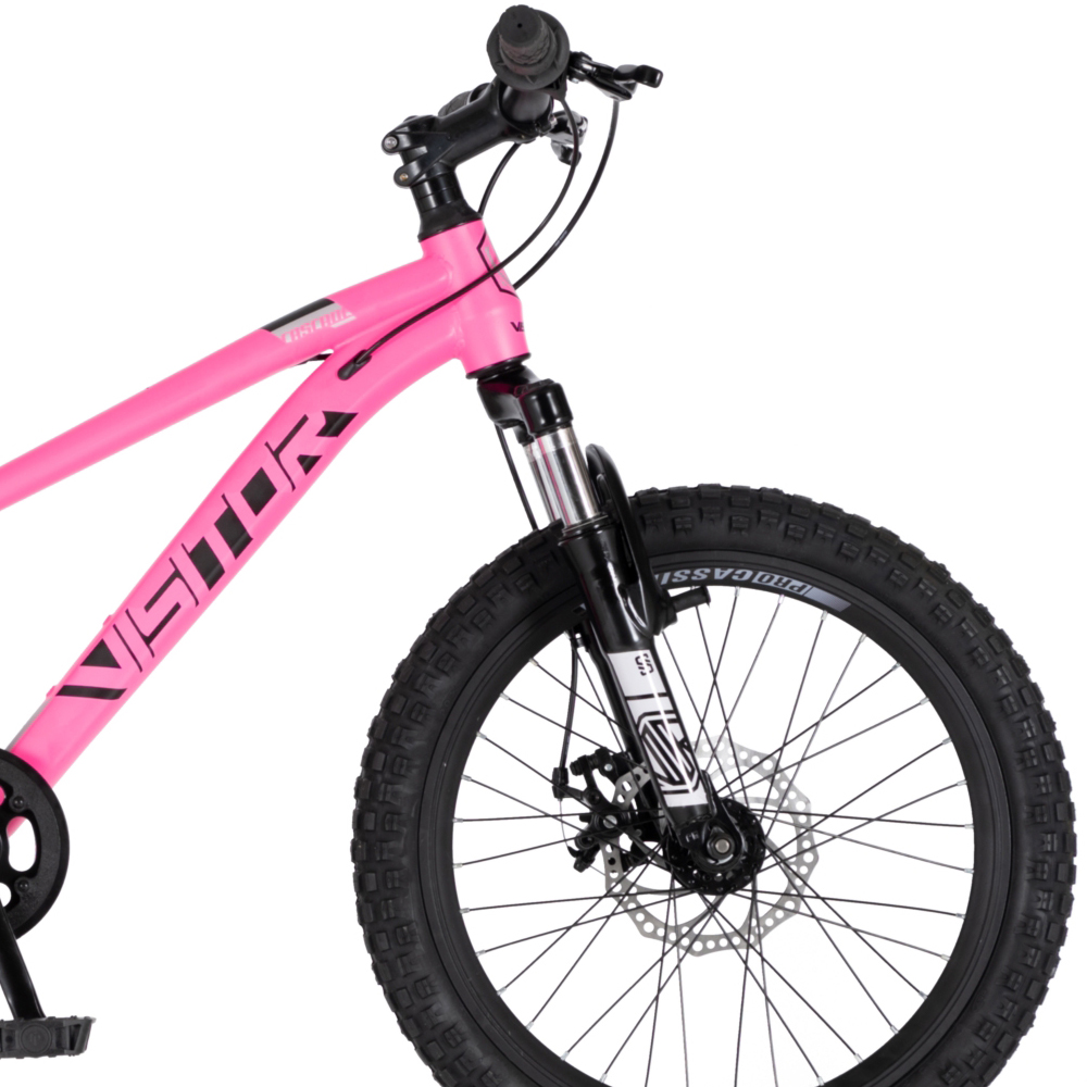 Bicikl Visitor Cascade 20" roze crna
