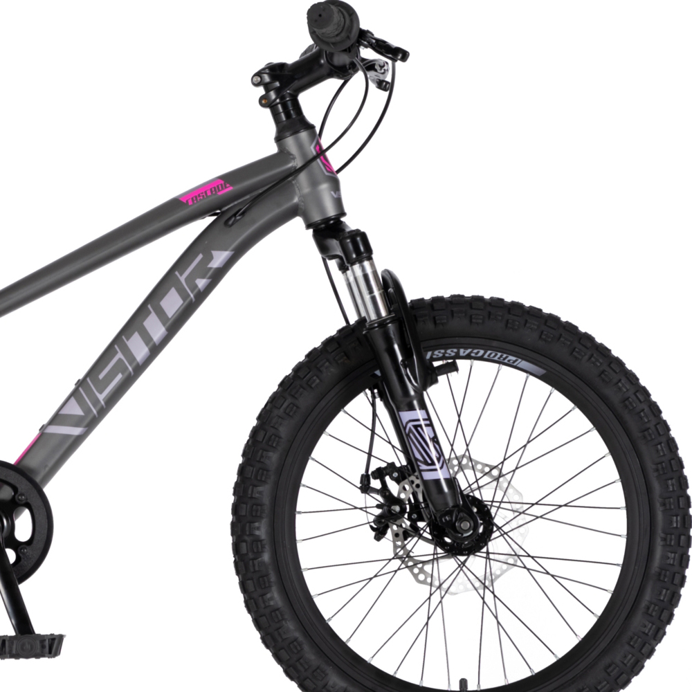 Bicikl Visitor Cascade 20" sivo roze