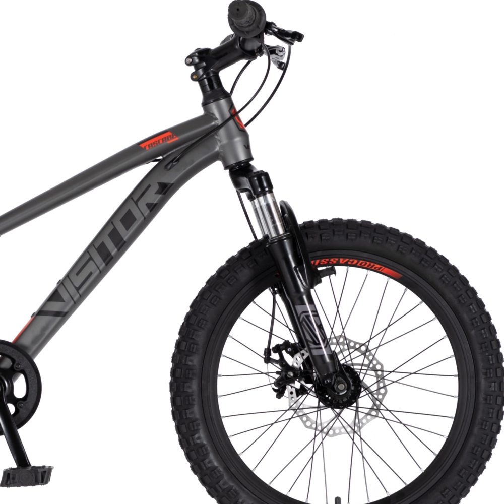 Bicikl Visitor Cascade 20"  sivo crveni