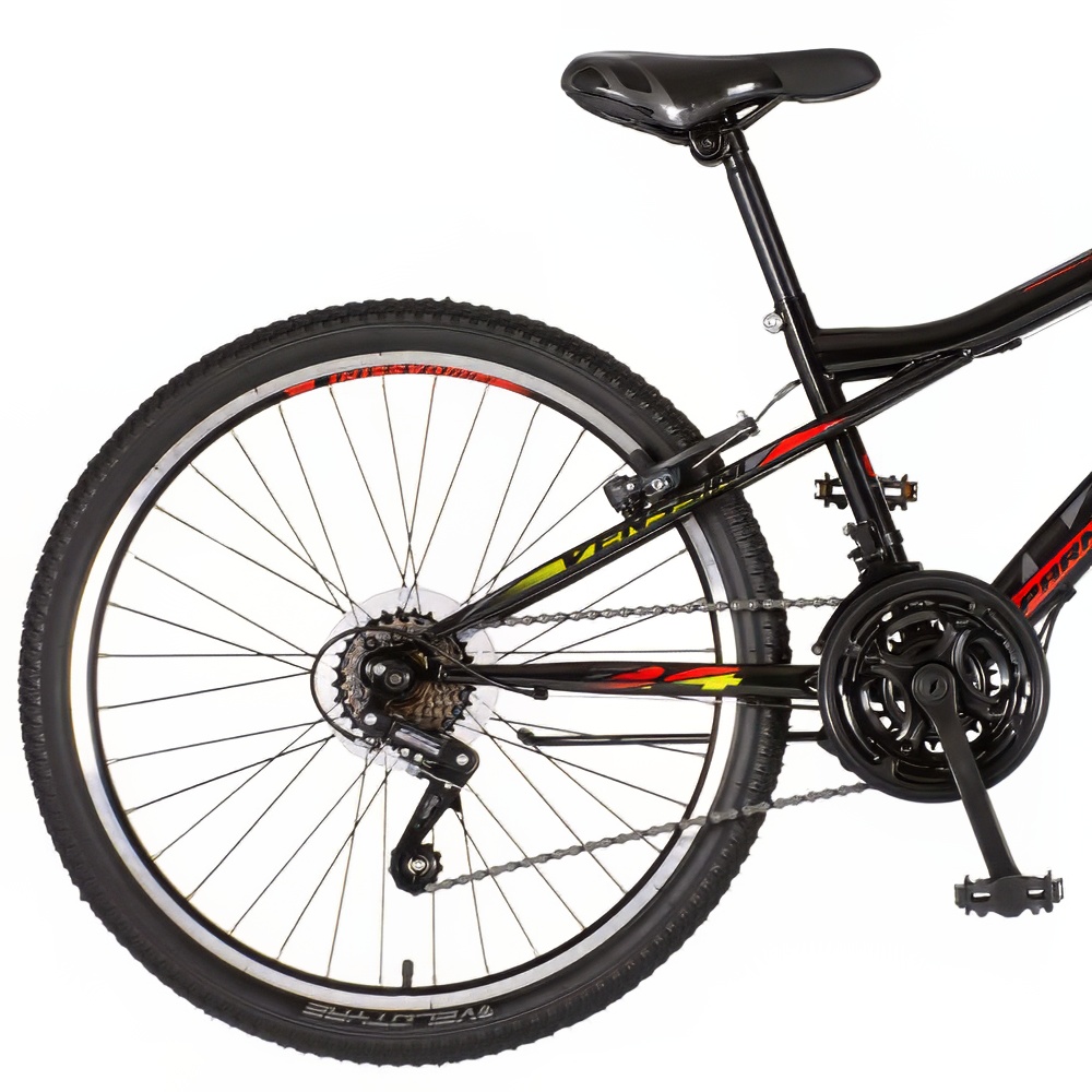 Bicikl Venssini Parma 24" crno crveni