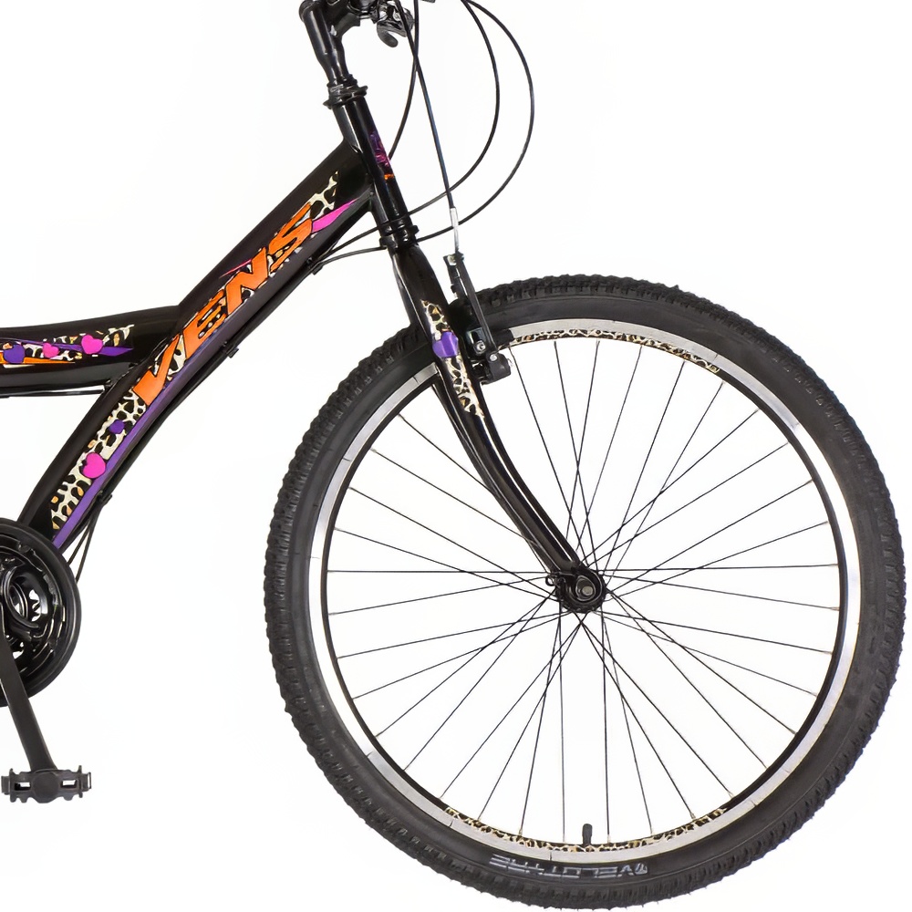 Bicikl Venssini Parma 24" crno roze